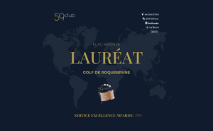 Le Golf de Roquebrune récompensé pour la 2ème année consécutive aux Trophées Européens de l’Excellence 59club - Open Golf Club
